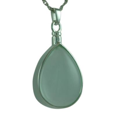 Tear Drop Glass Memorial Jewelry